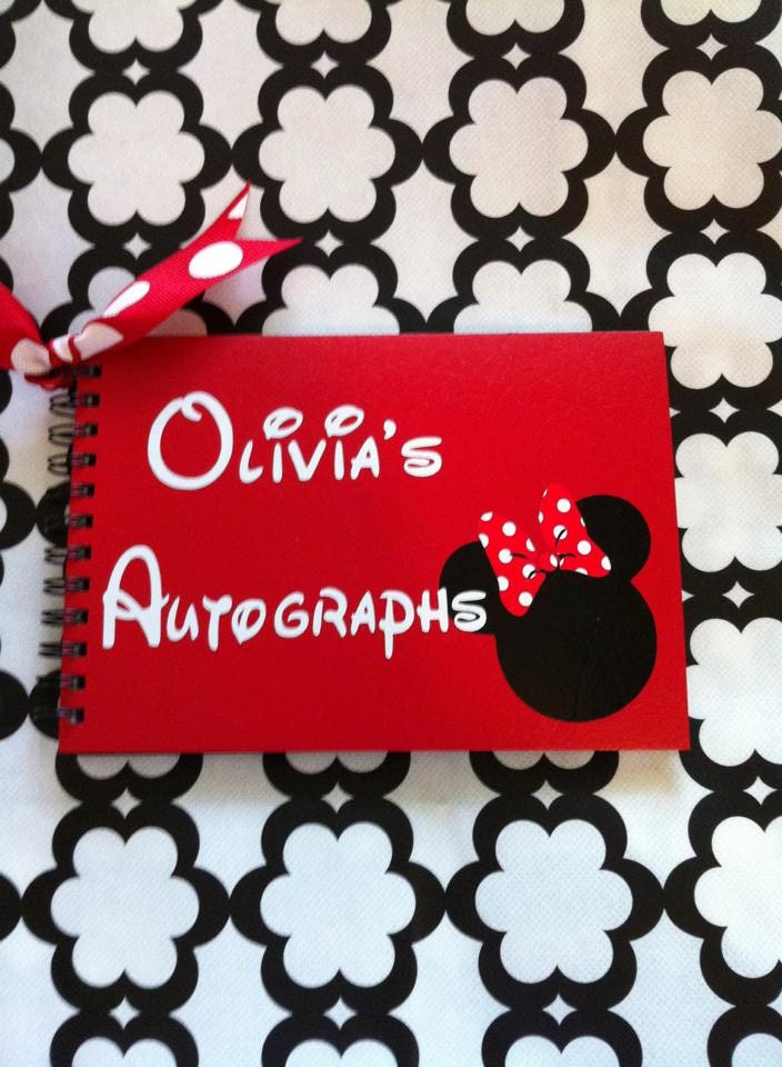 Disney Inspired Personalized Autograph Book