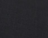 Pure linen fabric by Yard. Black
