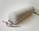 Linen bolster pillow by Lovely Home Idea