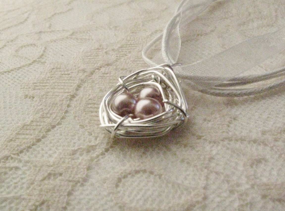 Tiny Bird's Nest Pendant: Unique Jewelry, Eco Conscious, artisan, handcrafted jewelry, handmade jewellery, Tribal Gypsy