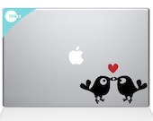 Kissing Birds Macbook Decal