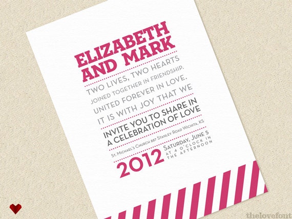 Wedding Invitation - Neutra Face