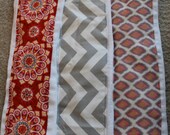 3 decorative burp cloth