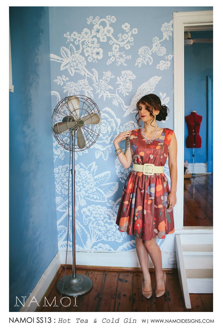 NAMOI SS13 Hot Tea and Cold Gin Collection: 50's Retro Dress
