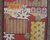 Summer Vacation 12 x 12 Double Page Layout