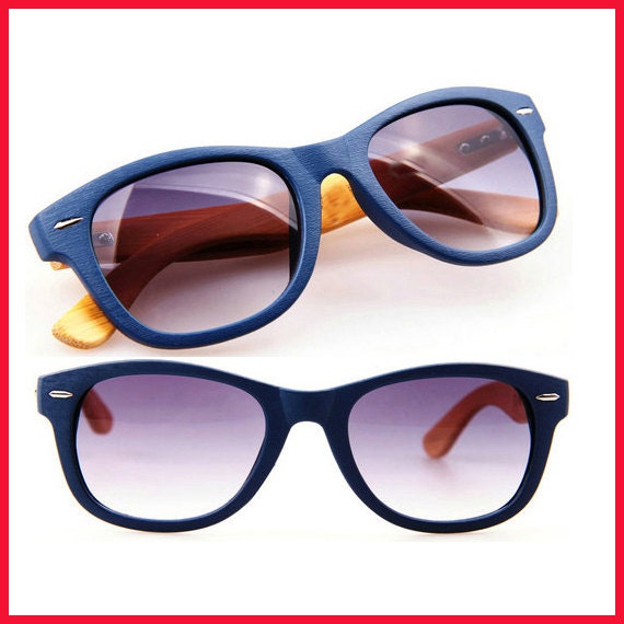 Bamboo Wood Sunglasses Handmade wood wooden wayfarer style sunglasses. Made with Eco-friendly Bamboo