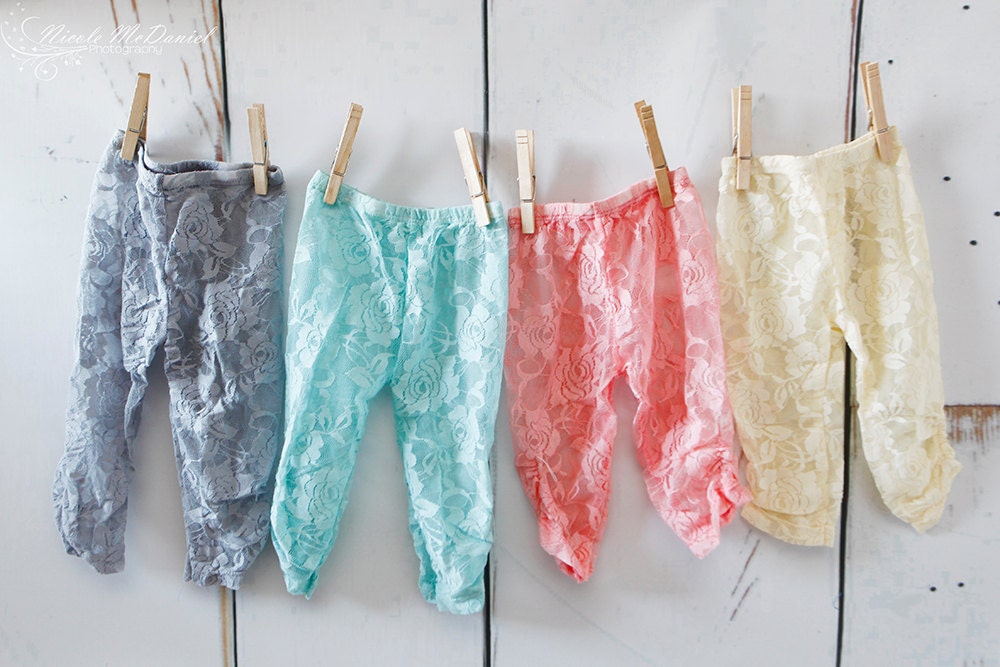 Black Baby Lace Tights, Girls  Lace Leggings