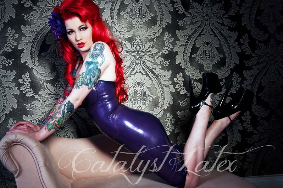 Latex Wiggle Dress