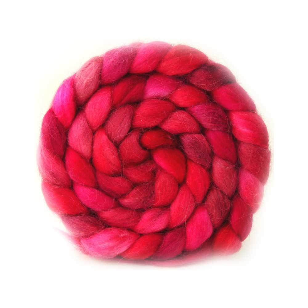 kid mohair top HEARTACHE roving hand painted 4.2oz
