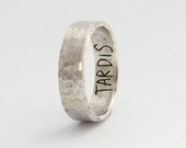 Doctor Who Sterling silver TARDIS ring