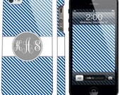 Custom Stripe Cell Phone Case iPhone/Samsung Options Available