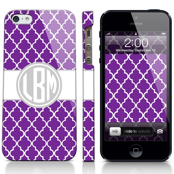 Custom Lattice Pattern Cell Phone Case iPhone/Samsung Options Available