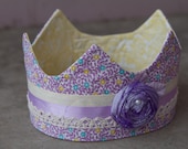 Fabric Crown - Princess Lavender