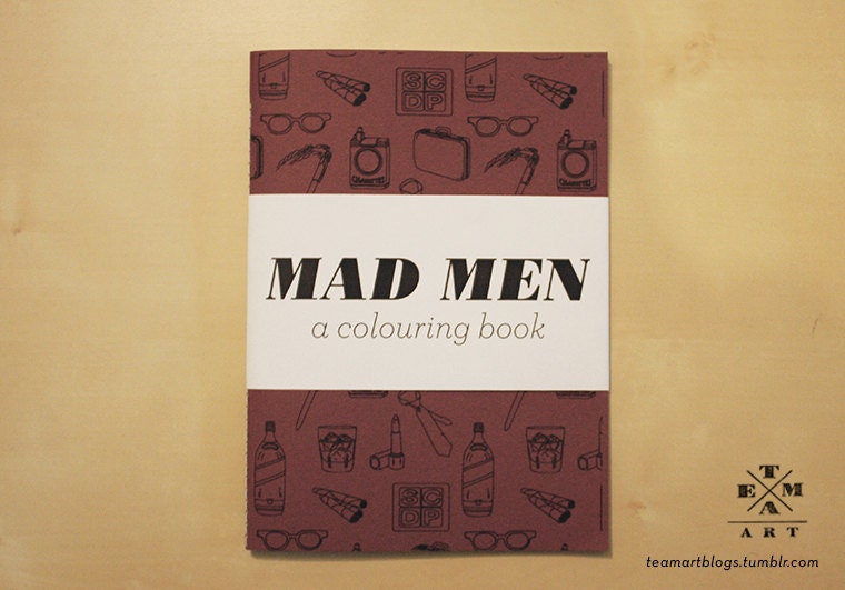 Mad Men - A Colouring Book - 5 x 7 in