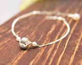 Love Knot  Bracelet/Gift with Card/Bridesmaid Gift with Card