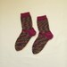 Knitted women's socks (Size US 7.5-8.5, UK 5-6, Europe 38-39)