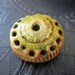 ChunkySteampunk Green Artisan Polymer Bead Focal