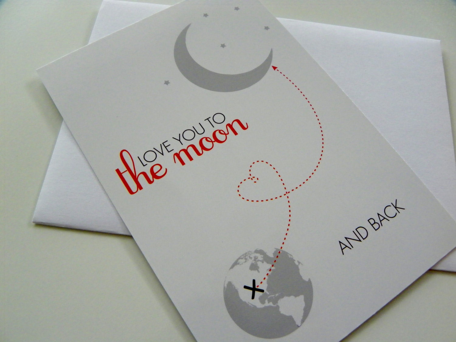 Fathers Day Card for Dad Love You To The Moon And Back Card Gift for Dad