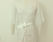 Ready to ship - Irene Lace kimono getting ready robe