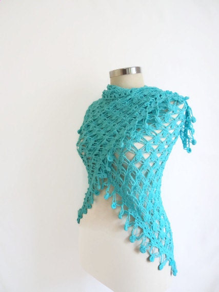 CROCHET SHAWL organic cotton,denim,blue  shawl,scarf fashion,trend,woman,gift idea,new style,mother day,warm wrap,stole collar cowl bolero