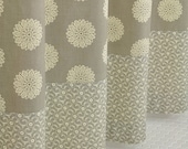84 Long Taupe Shower Curtain - 72 x 84 LONG