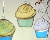 3 Custom CUPCAKES - Wedding Party Favors in Your Glass Choices