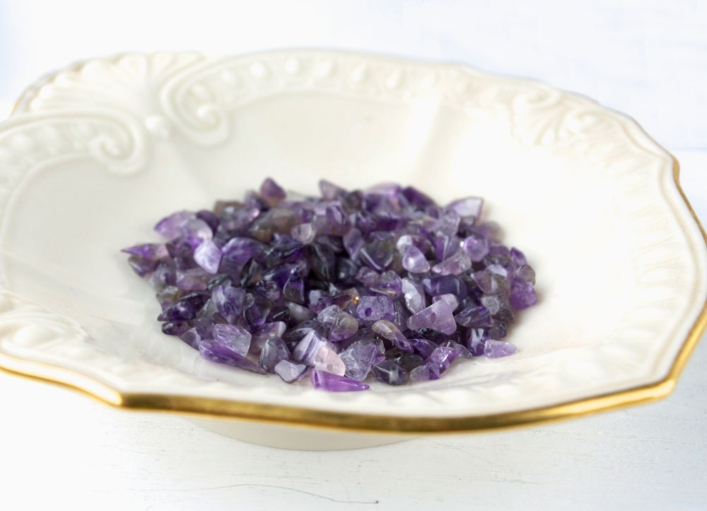 Destash: Amethyst Chips, Purple Beads, Amethyst Beads, Bead Destash