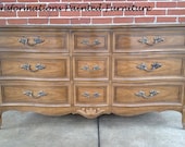 Painted Dresser Set French Provincial Chest Of Drawers and Nightstands  - PAINTED TO ORDER