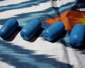 Moroccan blue hand made bead
