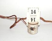 Wood Table Number Holders, Set of 10,  Rustic Wedding, Garden, Woodland, Aspen Place Card Holder, Keepsake, Destination Wedding