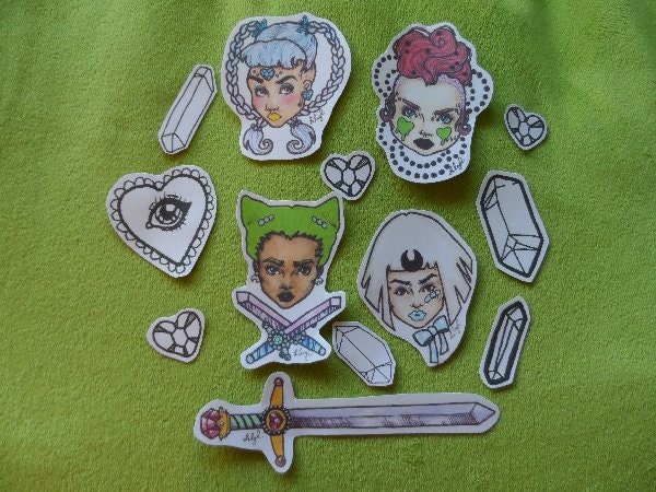 Grumpy Babes sticker pack