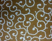 Japanese classic pattern, mustard yellow, fat quarter, pure cotton fabric