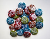 Ask Me About My Blog One Inch Pin-Back Button