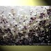 Original Art Abstract Painting Purple Poppies Landscape Palette Knife Textured Flower Poppy Floral Grey Lavender Spring  24x36" -Christine
