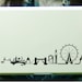 London Skyline Sticker Decal Laptop Decal iPad