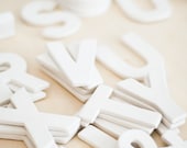 white clay letter 'C'