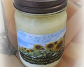 Soy Candle, 12 ounce, Devotional Candle, Scripture Candle, Your choice of Fragrance, Color and Wick type
