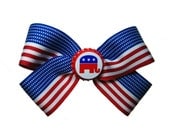 For the Littlest Republican- A GOP Hair Bow