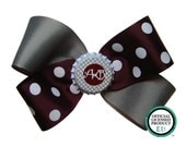 Large Alpha Phi Sorority Hair Bow