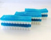 Blueberry Biscotti Goats Milk Soap with Organic Hemp Seed Oil