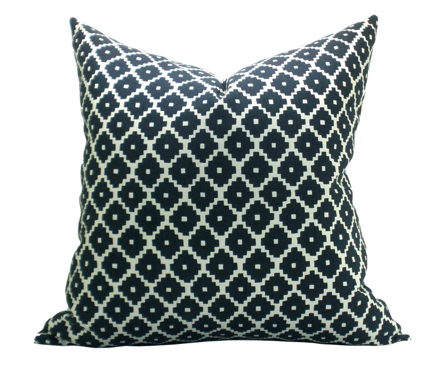 Ziggurat pillow cover in Navy - 20 x 20