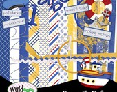 Donald Digital Scrapbooking Kit "Smooth Sailing" kit