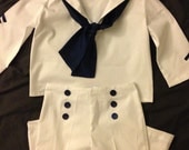 Toddler girls sailor suit