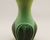 Product Development Vase in Northern Lights Green by Door Pottery - Mid Century Modern Style-Handmade Art Pottery