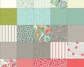SALE 20% OFF VERONA Red and Teal and Grey, Large Throw Rag Quilt