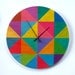Objectify Grid Plywood Wall Clock - Extra Large