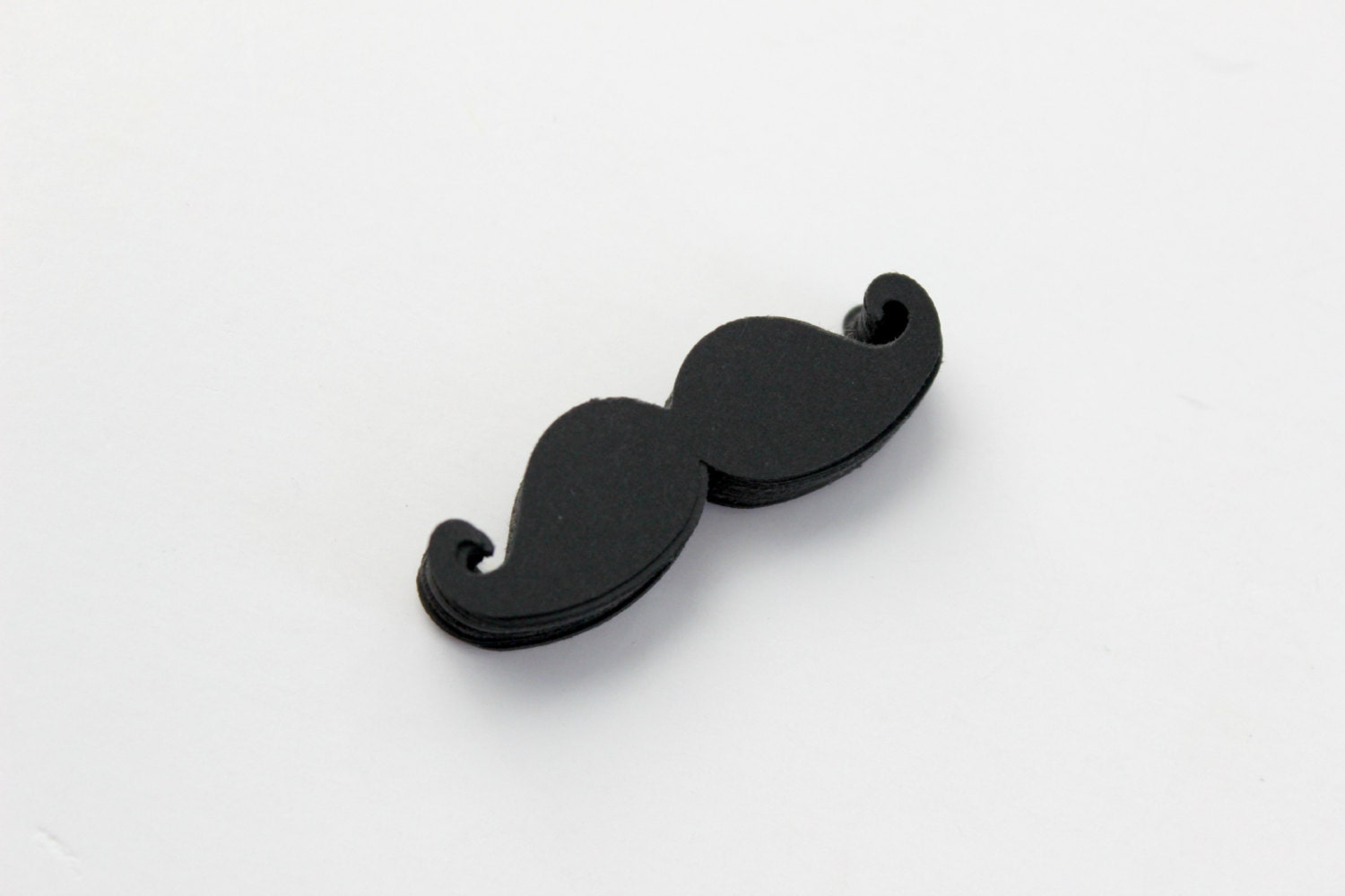 Black Mustache Die Cuts - Hipster Quirky - Funny Mustache