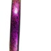 Fused Glass Barrett - French Barrett - Dichroic Glass - Gold Pink Swirls