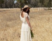 Off The Shoulder, Ivory, Vintage Wedding Dresses, lace - Lacey