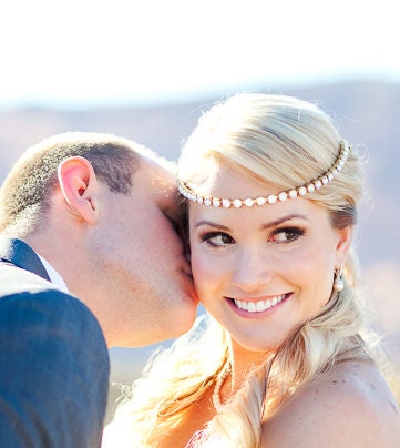 As Seen on Ruffled Blog- "Helena" Crystal Halo